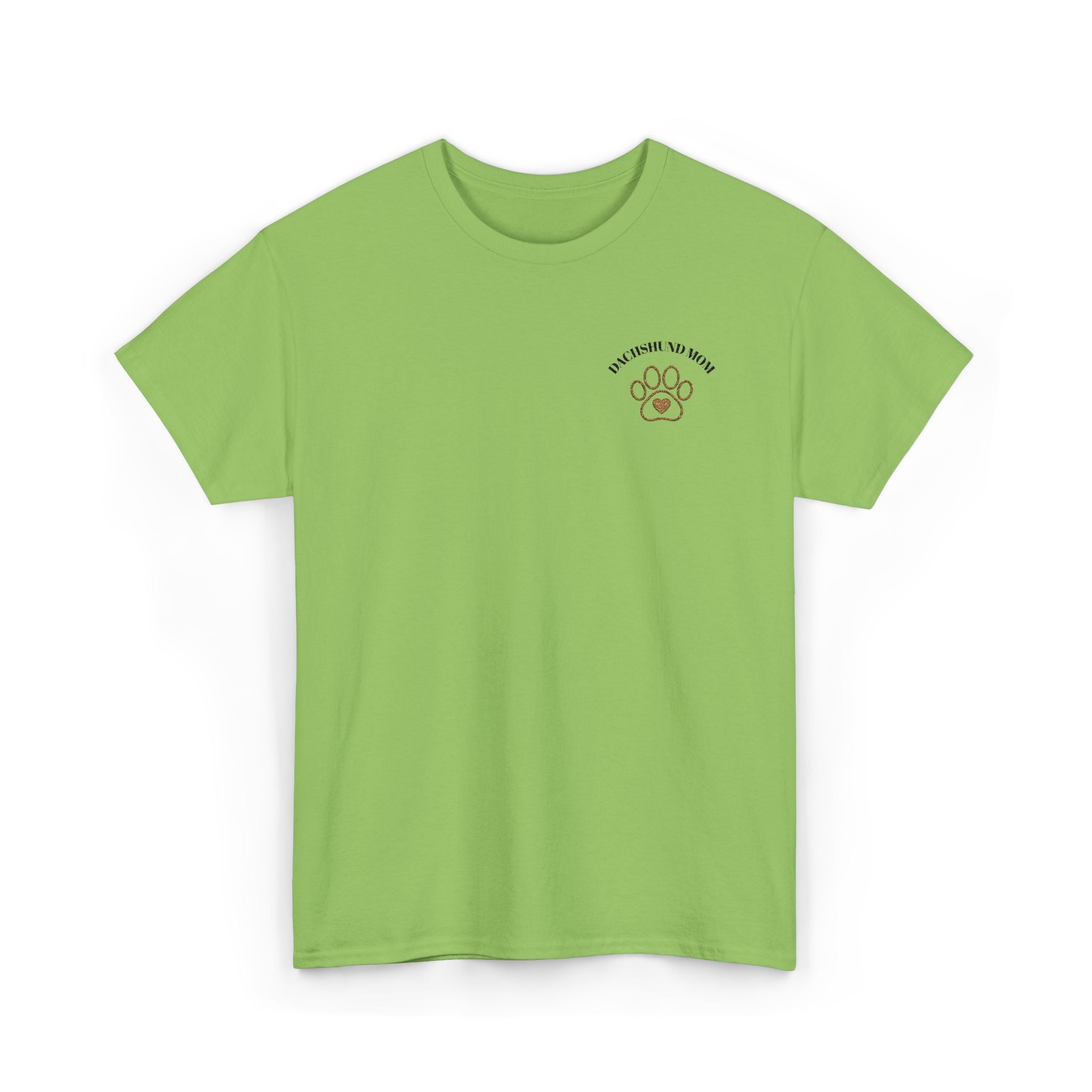 Embroidered Dachshund Mom T-Shirt
