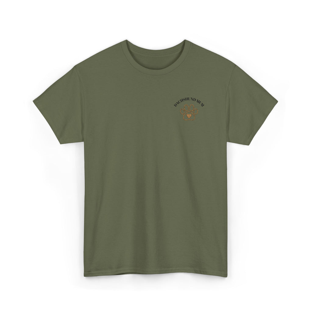 Embroidered Dachshund Mum T-Shirt