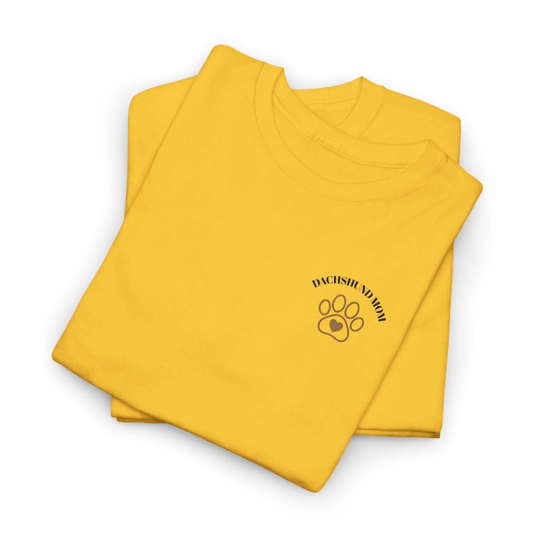 Embroidered Dachshund Mom T-Shirt
