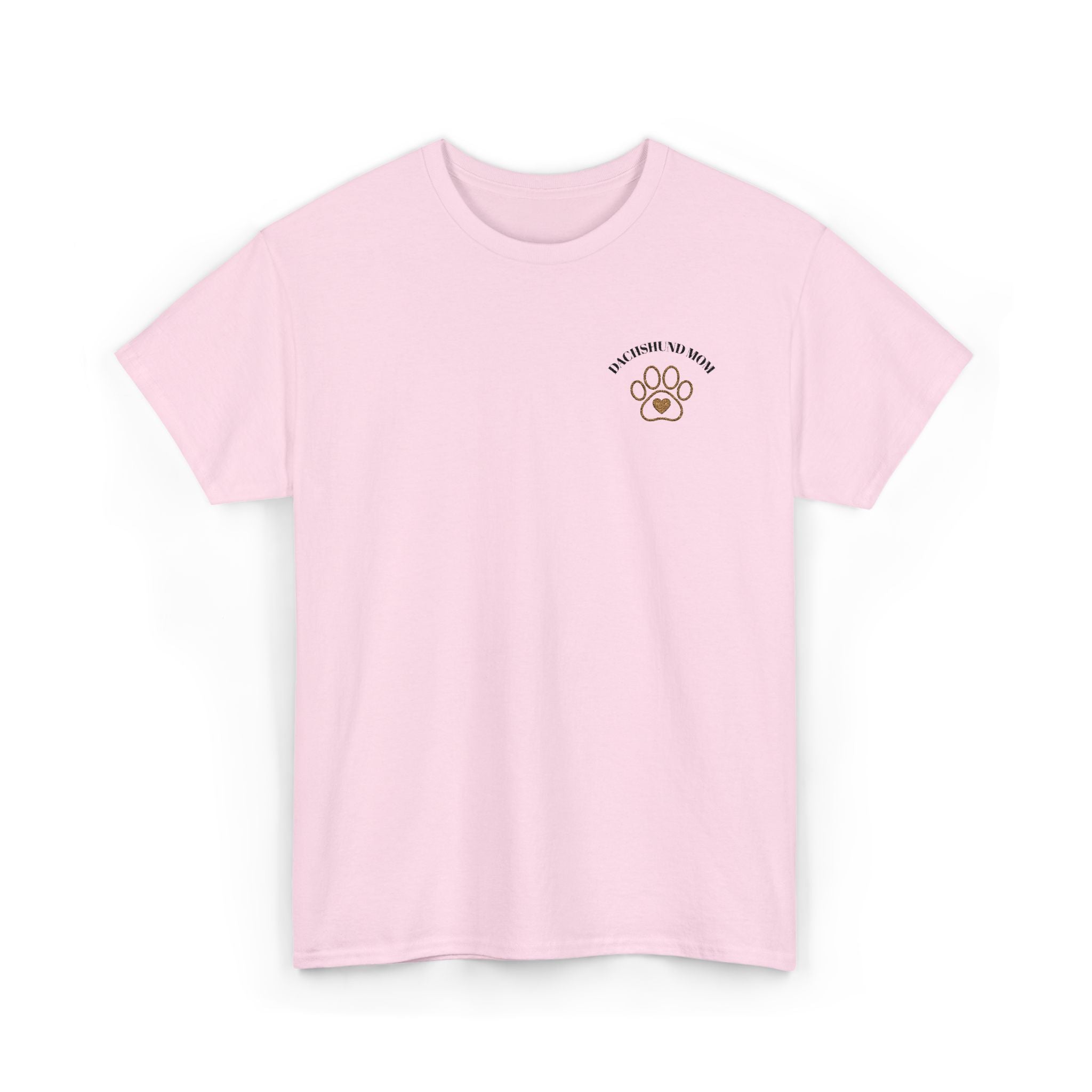 Embroidered Dachshund Mom T-Shirt
