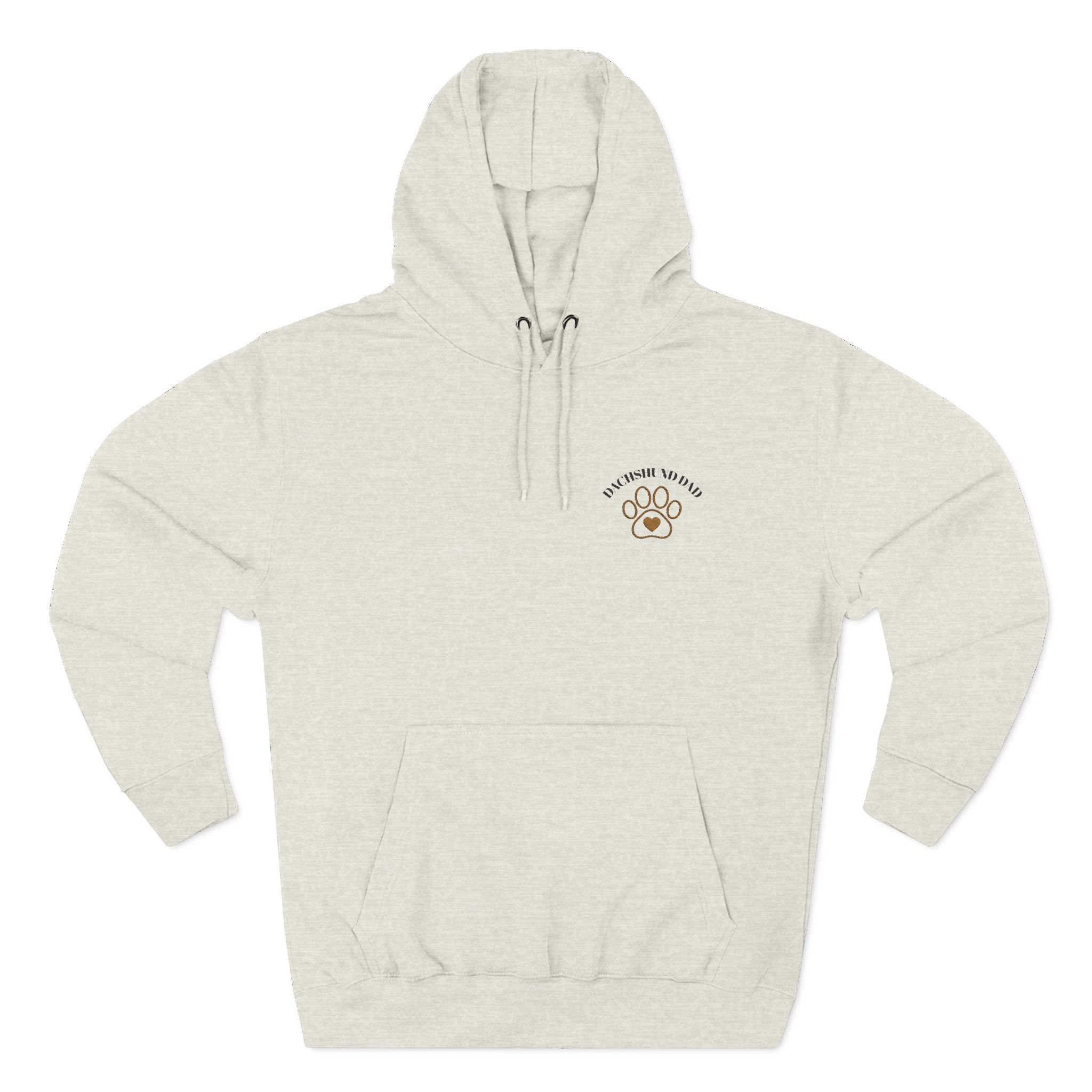 Embroidered Dachshund Dad Hoodie