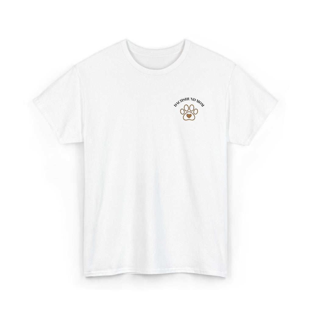 Embroidered Dachshund Mom T-Shirt