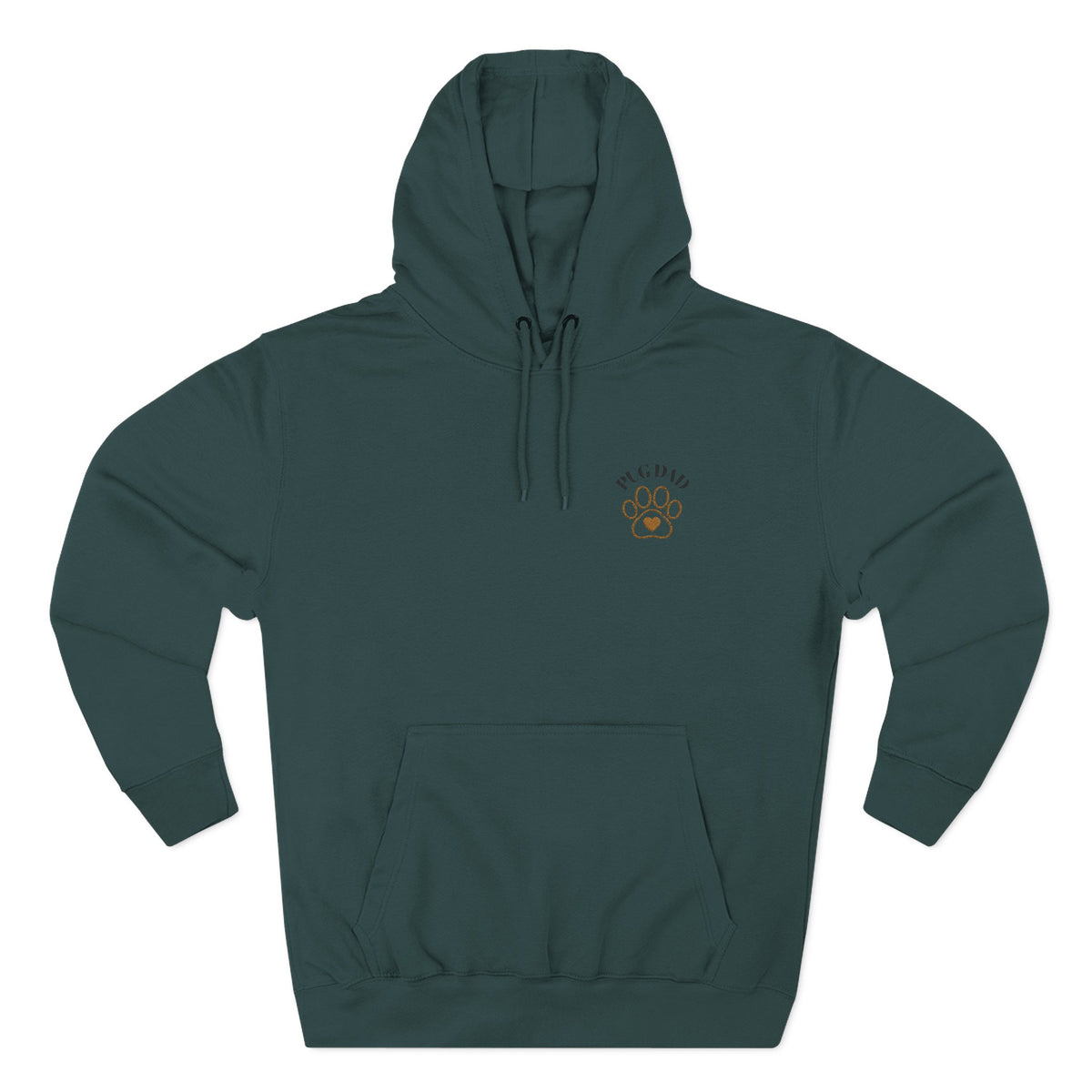 Embroidered Pug Dad Hoodie