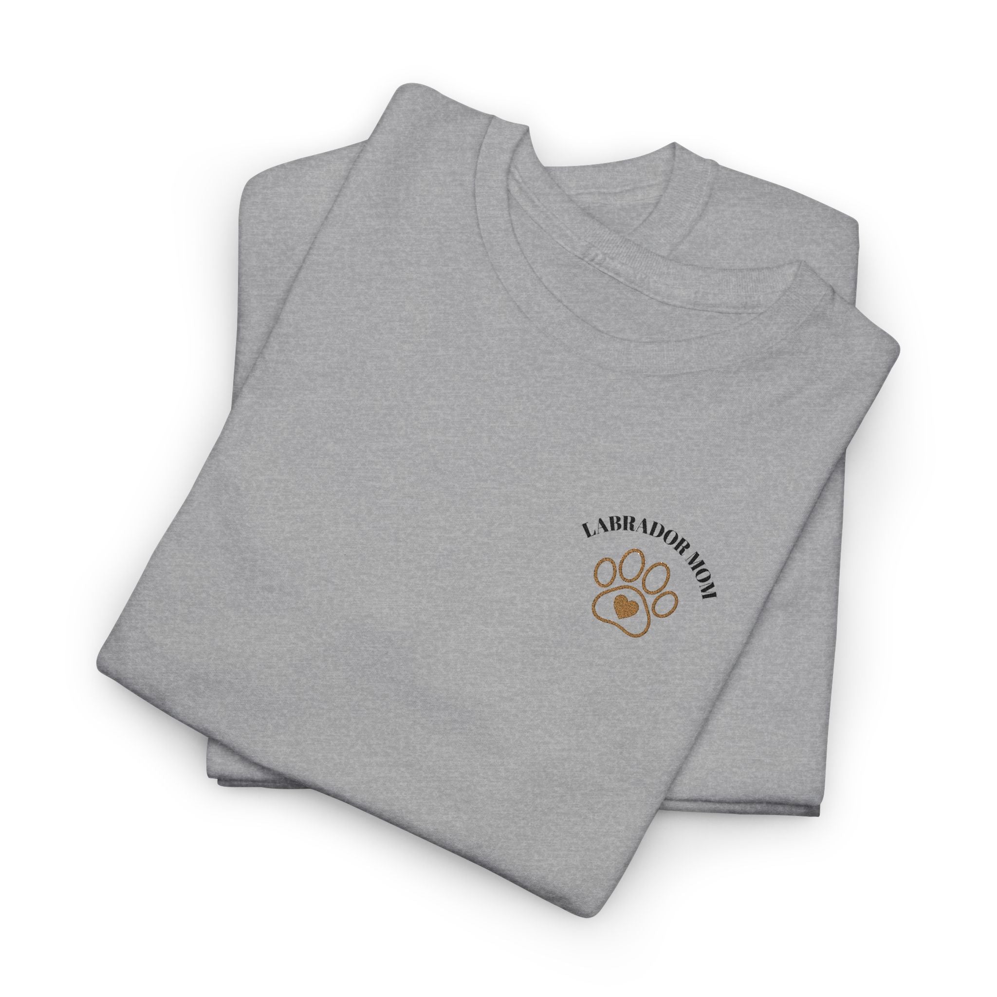 Embroidered Labrador Mom T-Shirt