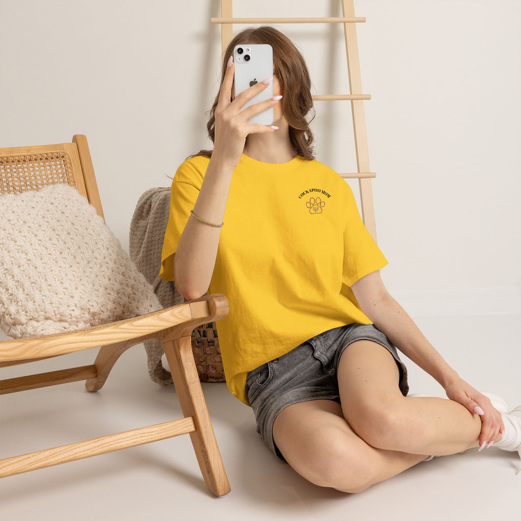 Embroidered Cockapoo Mom T-Shirt