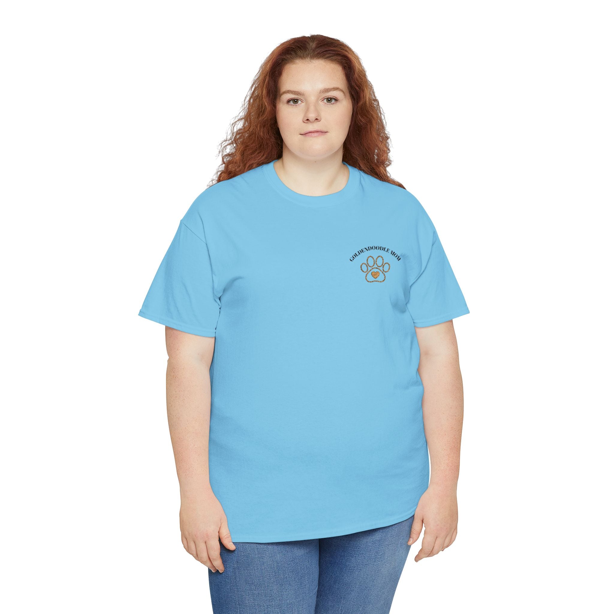 Embroidered Goldendoodle Mom T-Shirt