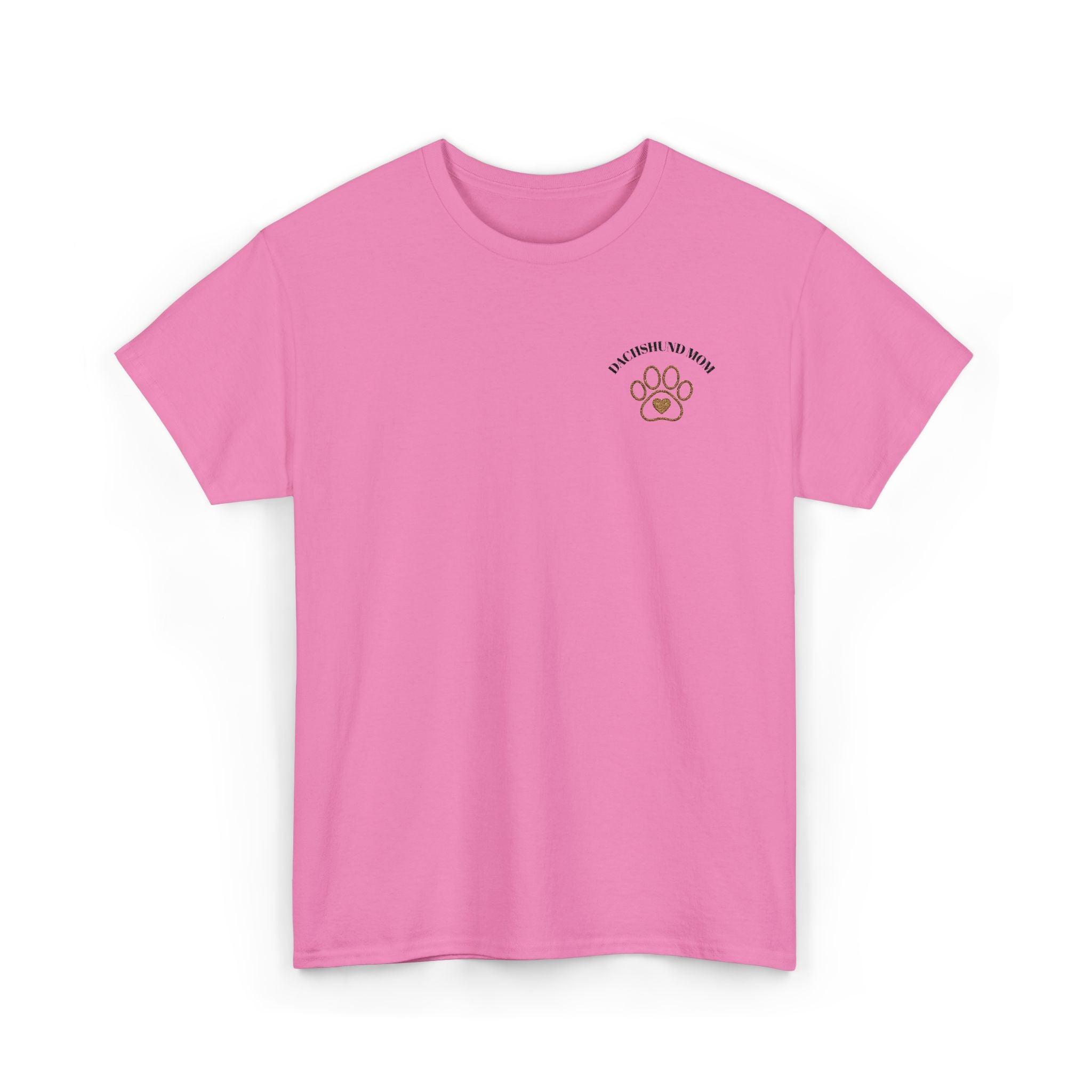 Embroidered Dachshund Mom T-Shirt