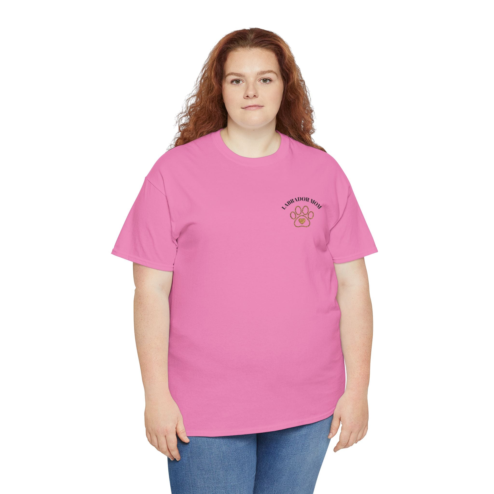 Embroidered Labrador Mom T-Shirt
