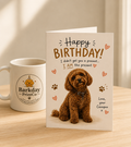 Happy Birthday Cavapoo Printable Card